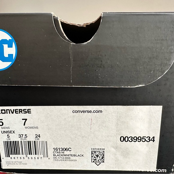 Converse All Star WNS Wonder Woman Vol 1 High-Top Sneakers - Black and White - Picture 3 of 7